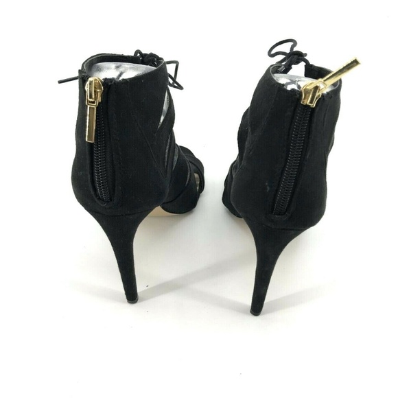 Madden Girl Raceyyy Open Toe Lace Up Heels Size 9M - Picture 5 of 8